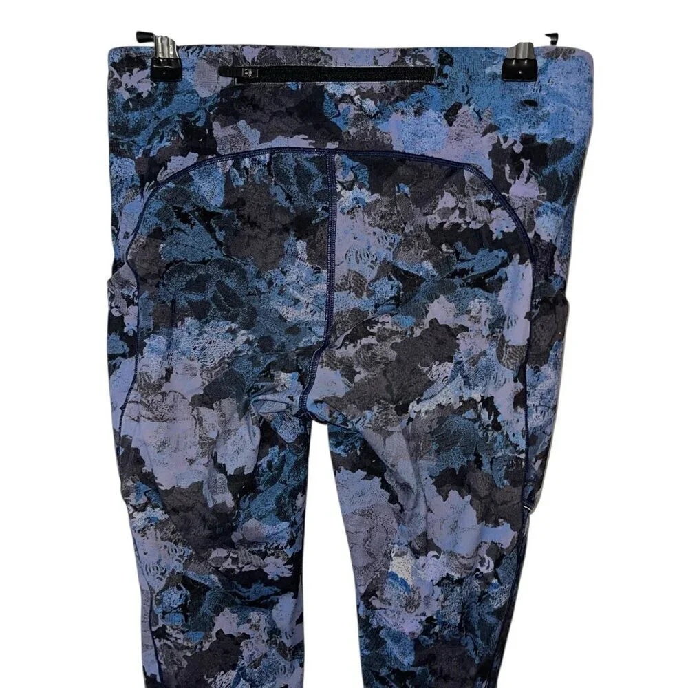 Lululemon Speed Up Tight Full On Luxtreme 28” Screen Camo Multicolor Sz 6 LW5AU